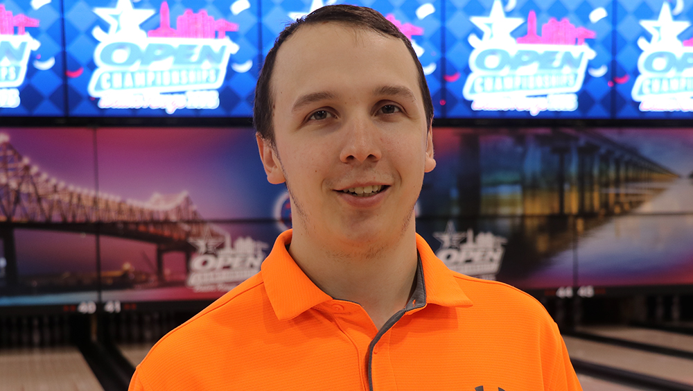 Nolan Hartl at the 2025 USBC Open Championships